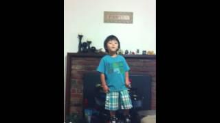 3yr old singing Justin Bieber "Baby"