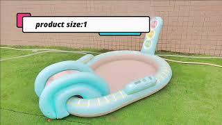 Large Size PVC Inflatable Pool Kids Adults Easy Set Summer Fun Rectangular Swimming Pool