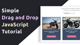 Drag and Drop image files with instant preview  using JavaScript and the Drag and Drop API