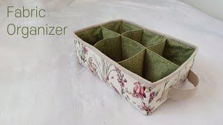 DIY 칸칸 수납 정리함/서랍 칸막이/오거나이저 만들기 - How to make a Fabric Organizer