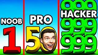 NOOB vs PRO vs HACKER NUMBER MASTER