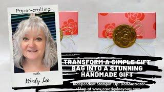 Transform a Simple Gift Bag into a Stunning Handmade Gift