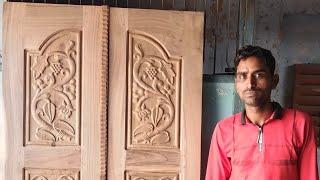 new door design || lakadi ka darvaja  || main door decision  //Mahendar gunpal