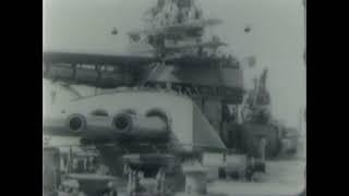 A Biplane launched from the turret of USS Oklahoma (BB-37), 1919.