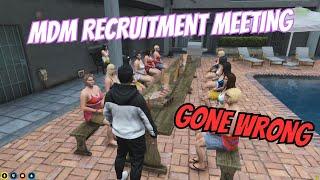 MANDEM RECRUITMENT MEETING (GONE WRONG) | MANDEM NOPIXEL GTA RP