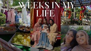 WEEKS IN MY LIFE  | sister's dholkhi | zyra's first time on a plane | lunch date w/ a friend