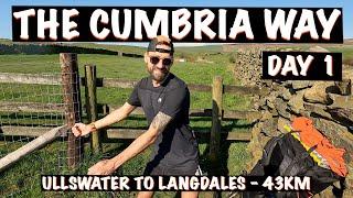 Hiking The Cumbria Way Solo in 3 days: Tough Start on Day 1