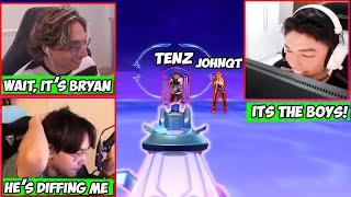 SEN TenZ & Johnqt meet their champ LOUD pANcada in Rank w/ Tuyz...