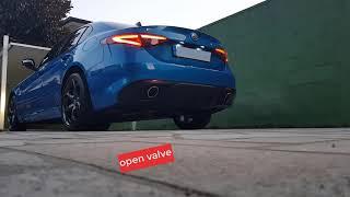 Monster exhaust by Pogea Racing SOUND - Alfa Romeo Giulia Veloce 2.0 280