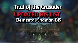 MORE DPS! Elemental Shaman BIS for ToGc #classic #worldofwarcraft #wotlk #togc