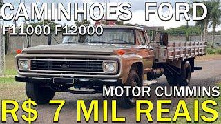 SÓ FORD F600 E F11000 A VENDA A PARTIR DE 7 MIL