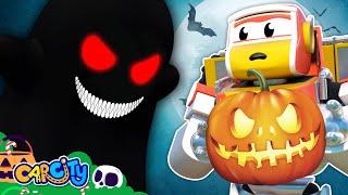 HALLOWEEN | Súper robot persigue fantasmas y zombis aterradores| dibujos animados para niños