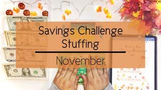 Saving Challenge Stuffing | Budgets With Bess