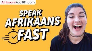 How to Speak Afrikaans FAST and Understand Natives