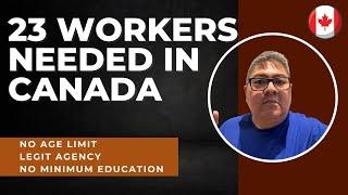 23 WORKERS NEEDED IN CANADA I NO PLACEMENT FEE I BUHAY SA CANADA