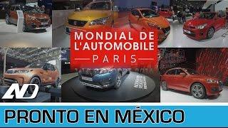 8 autos que pronto veremos en México - Paris Motor Show 2016