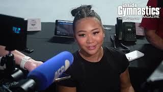 Suni Lee Podium Training Interview | 2023 Core Hydration Classic