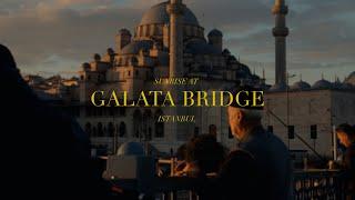 Sunrise at Galata Bridge, Istanbul | Sony A7IV Cinematic