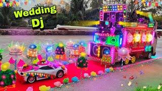 Mini dj truck wedding Dj truck At-Home Dj truck kese banaye dj making dj car dj project barat  dj sr