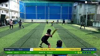 Live Cricket Match | Alpha Squad vs Omega 11s | 28-Apr-24 12:50 PM 6 overs | Corporate Champions Cr