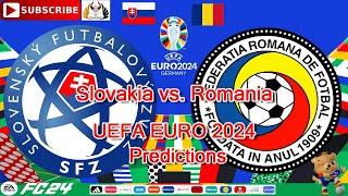 Slovakia vs. Romania | Euro 2024 European Championship Group E | Predictions  EA Sports FC24