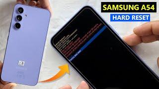 How To Hard Reset Samsung Galaxy A54 5G Samsung SM-A546 Pin, Password, Fingerprint, Pattern Unlock