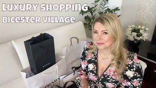 COME SHOPPING WITH ME TO BICESTER VILLAGE // Luxury Haul and Unboxing Prada, Gucci, Dior, Chloe, YSL