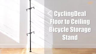 CyclingDeal Floor to ceiling Bicycle Storage Stand CD-KT12