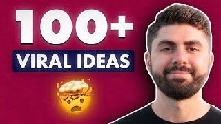 How To Generate 100+ Viral Content Ideas In 30 Minutes 