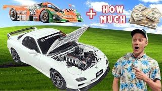 The COST of SWAPPING A Legendary Mazda 787B Engine Into A STREET LEGAL RX7