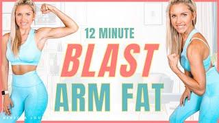 12 min Blast your ARM FAT with Weights ( at home workout) | Rebecca Louise