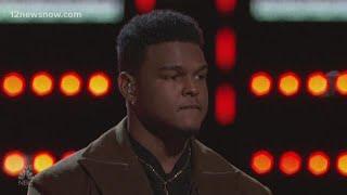 De'Andre Nico talks about his elimination from "The Voice," says Adam Levine sold him out