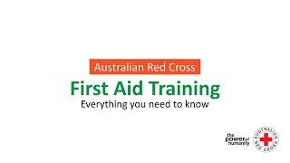 Red Cross FIRST AID Course: Need to know