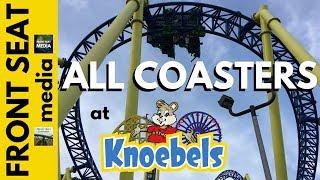 Knoebels Roller Coasters + Thrill Rides + On-Ride POVs 2019 - Front Seat Media