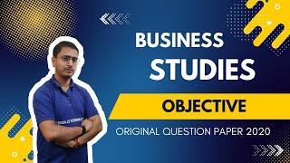 Business Studies Original Question of 2020 in English Language || Class 12 || #bseb #exam2025