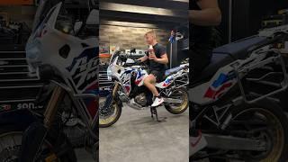 One Handed Trailer loading the Honda Africa Twin Adventure Sports DCT