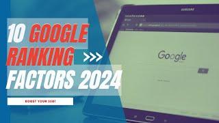 Google Ranking Factors (2024)