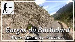 Gorges du Bachelard, Balcony Road D902, Alpes-de-Haute-Provence, France - by motorcycle