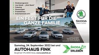 "Skoda Live erleben" Autohaus Fink Gnas