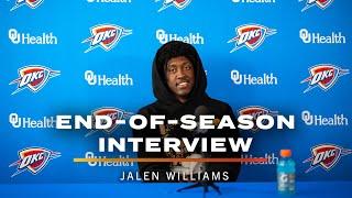 Jalen Williams | 2022-23 End-of-Season Interview | OKC Thunder