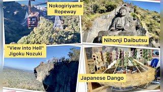 JAPAN HIKING CHALLENGE: 5,000 Steps?!/Mt. Nokogiri, Ropeway, Giant Healing Buddha, Nihonji Temple