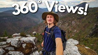 HIKING the BEST TRAIL in NORTH CAROLINA | Linville Gorge