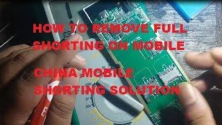 How to remove full shorting in mobile phone(repair any dead or short mobile)2018