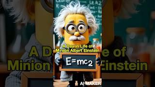 Minion Albert Einstein #minions #alberteinstein #midjourney #midjourneyai #ai #aiart #viralshorts