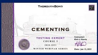 Testing Cement by Kirk Harris