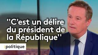 Ukraine : "Il n'y a pas de menace russe pour l'Union européenne", assène Nicolas Dupont-Aignan