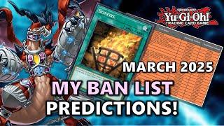 March 2025 YU-GI-OH BAN LIST PREDICTIONS! How Can We Hit Ryzeal and Maliss? Fiendsmith?