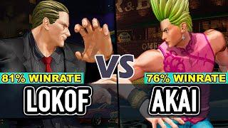 KOF XV ▰ LOKOF (Geese/Rock/Ryo) vs AKAI (Benimaru/Blue Mary/Sylvie)