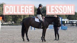 College Eq Team Lesson Vlog! | Equestrian Prep