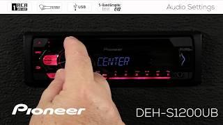 How To - Pioneer DEH-S1200UB - Audio Settings